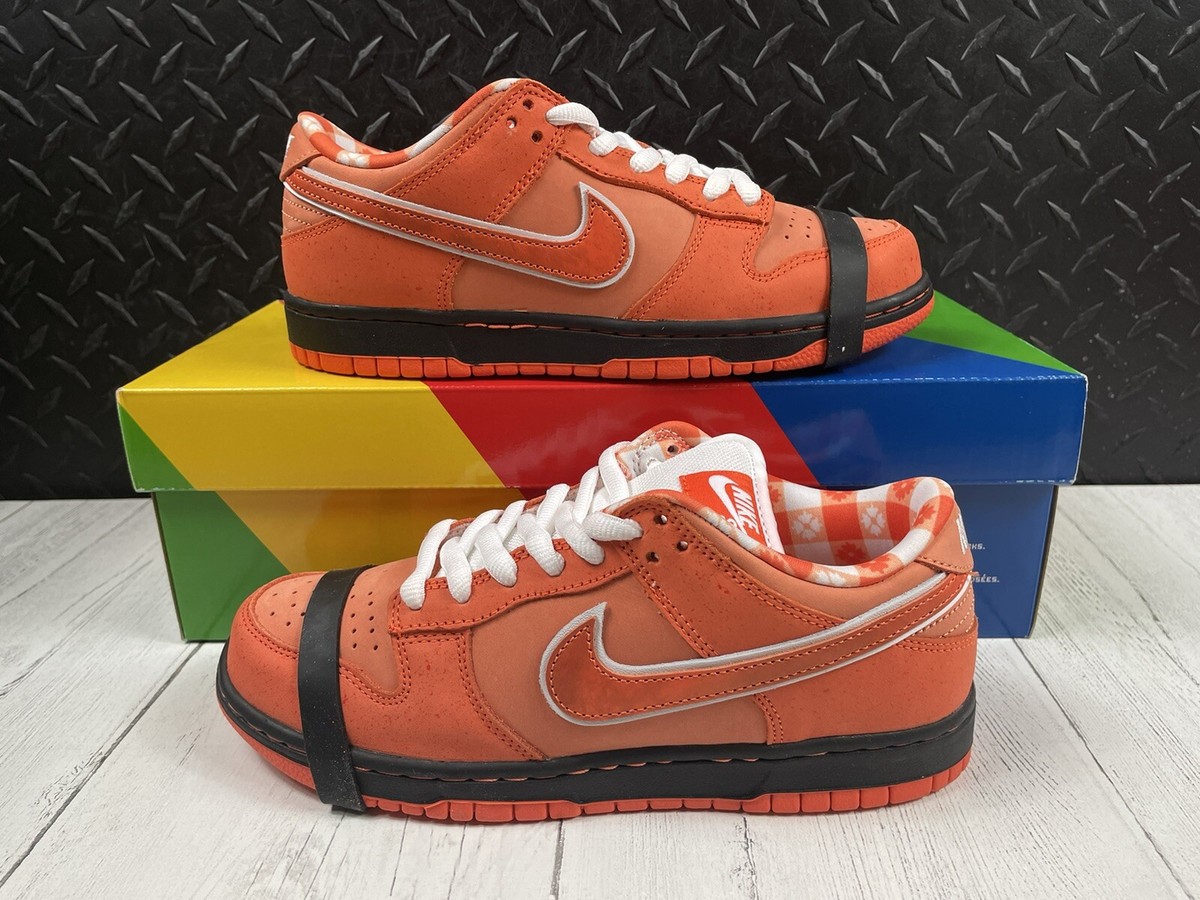 Size 6.5 - New Nike Dunk Low SB x Concepts Orange Lobster Wmns 8