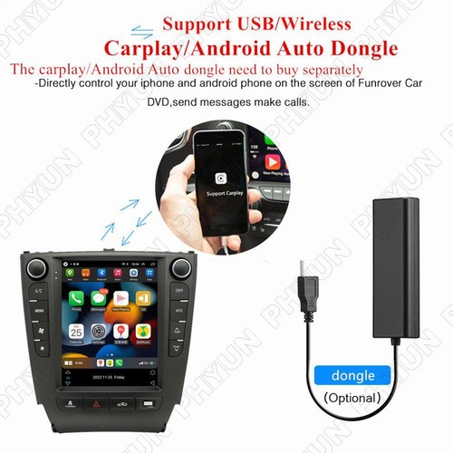 Radio estéreo Android 2+32 GB 9,7"" reproductor GPS para Lexus IS250 IS350 IS300 2005-12 - Imagen 8 de 12