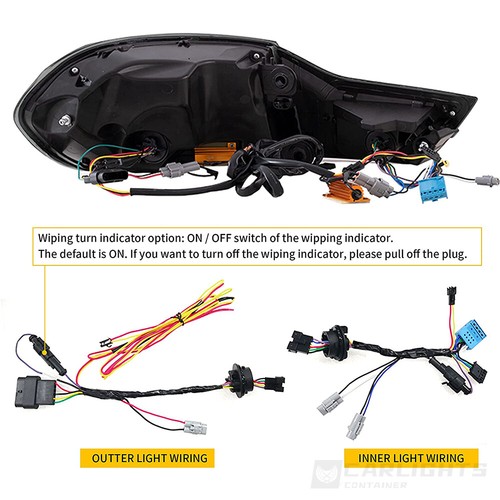 OLED Tinted Taillights For BMW 4-Series 14-16 428i 435i 17-20 430i 440i/15-20 M4 - Picture 7 of 13