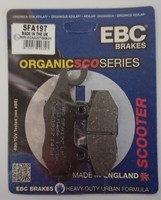 EBC Organische Front BremsbeläGe FüR Yamaha T110 Crypton (2004) SFA197