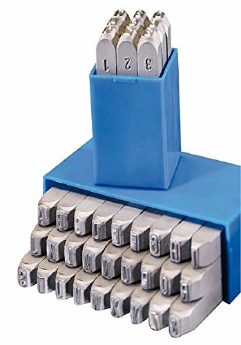 Set Punzoni Manuali Gravurem Antiurto - Numeri e Lettere per Fai da Te