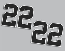 Tackle Twill Pro Cut Football Hockey Sleeve Number Pairs Uniform Jersey Not Sewn