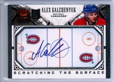 2013-14 Crown Royale Scratching the Surface Signatures Alex Galchenyuk RC AUTO