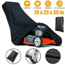 75 Inch Heavy Duty Lawn Push Mower Defender Waterproof UV Protection Mower Cover