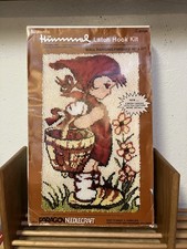 Vintage 1980 Hummel Latch Hook Kit Paragon Peasant Girl 9310K 16" x 27  