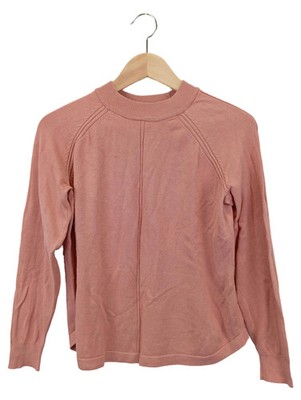 MINIMUM Pullover Damen Gr. 36/S Rosa Casual Strick Langarm