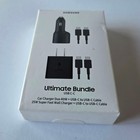 NEW Samsung USBC-C Ultimate Bundle 25W Super Fast Wall 40W Dual Port Car Charger