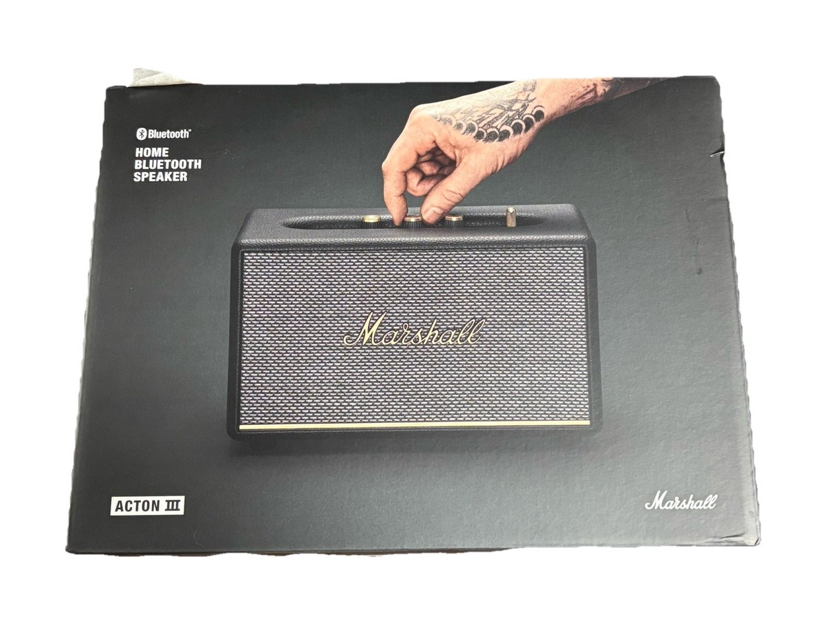 SALE 3年ロング保証　正規品　新品同様　Marshall ACTON Ⅲ Amazon.com: Marshall Acton III Bluetooth Home Speaker