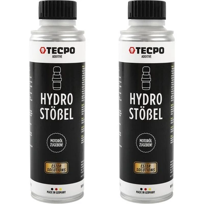 TECPO HYDROSTÖßEL ESTER ADDITIV 2x300 ml HYDRO STÖßEL MOTORÖL REINIGER ÖL ZUSATZ