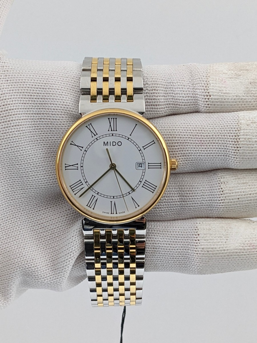 Mido Dorada White Dial Two-tone Men's Watch 38mm