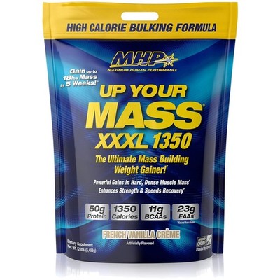 MHP UP YOUR MASS XXXL 1350 - Muscle Mass Gainer, 50g Protein