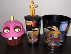Five Nights At Freddy's 2 Mr Cupcake Carl Cup Container w/ Chica Cup & Tin