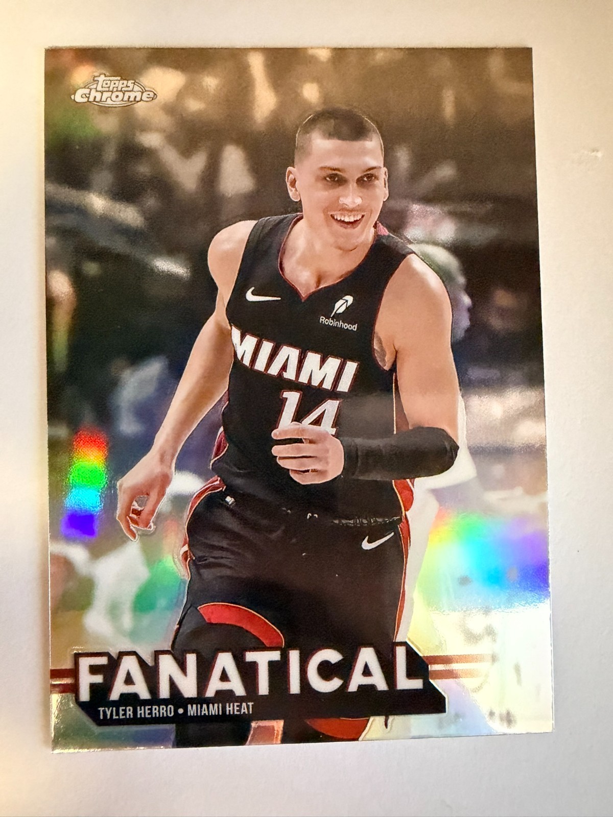 2025-26 Topps Chrome Tyler Herro Fanatical #FAN-10 - Miami Heat
