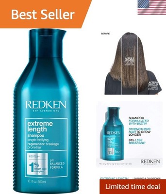 Infused Biotin Shampoo 10.1 Fl Oz   Prevents Hair Breakage, Strengthens Hair