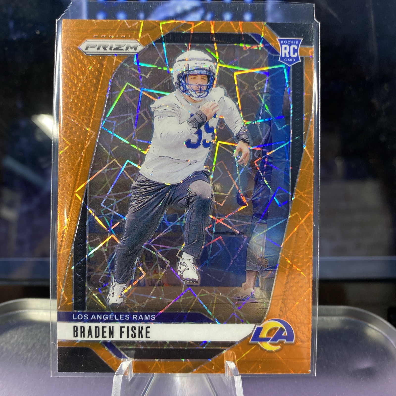 2024 Panini Prizm - Rookies Braden Fiske #310 Lazer Prizm (RC)