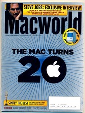 MacWorld Magazine - 20th Anniversary Edition - Mac Turns 20 - GREAT Condition