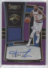 2017-18 Panini Select Rookie Jersey Purple /99 Frank Ntilikina #RJA-FNT Auto 3u4