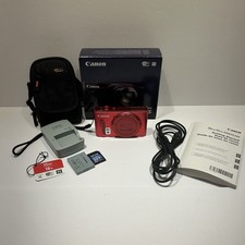 Cannon Power Shot SX610 HS - 18x Zoom - 20.2MP - Bundle - Near Mint - Red