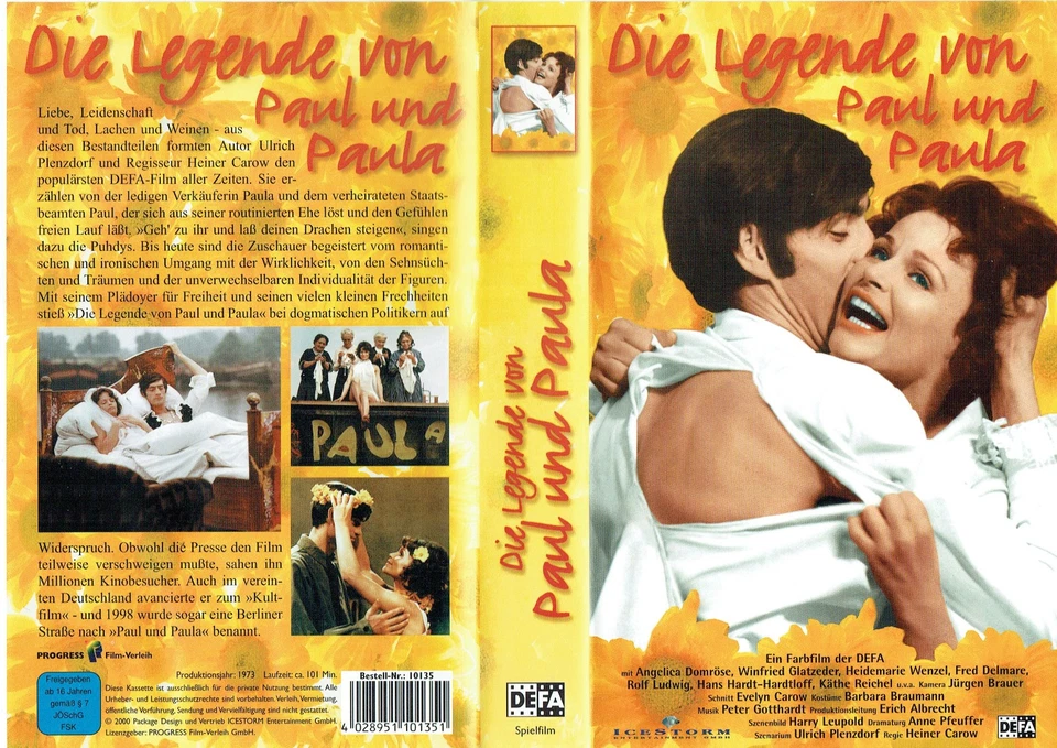 (VHS)  Videokassette - Die Legende von Paul und Paula - Winfried Glatzeder - Bild 1 von 2