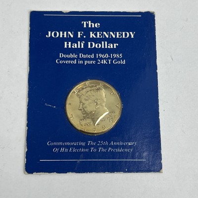 The JOHN F. KENNEDY Half Dollar Double Dated 1960-1985 Covered In