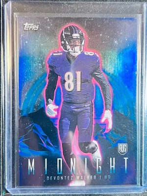 2024 Topps Midnight Football - Devontez Walker RC Baltimore Ravens