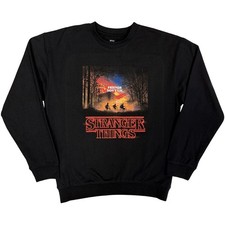 Stranger Things 'Friends Don't Lie' Black Sweatshirt - NEW OFFICIAL