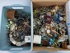 18 LB LOT OF VINTAGE TO NOW COSTUME JEWELRY FOR WEARING, PARTS, CRAFTS & REPAIR