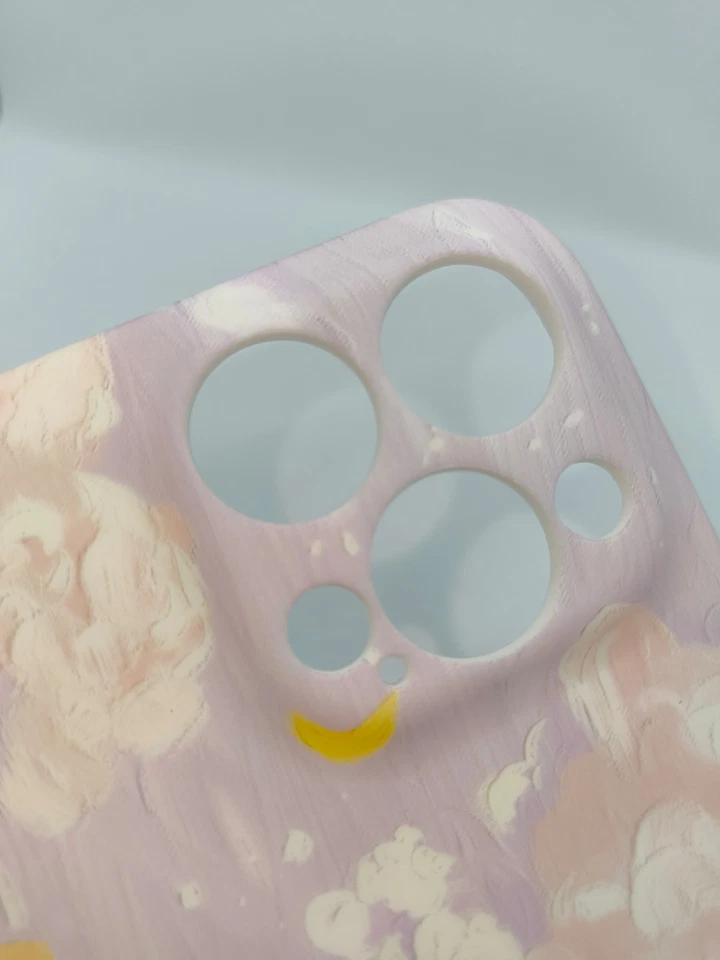 Art Sky Painting Graphic iPhone Case for Apple iPhone from iPhone 6+ to 14promax - Image 4 of 4