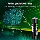 8PCS AA 3600mWh Rechargeable Lithium Batteries +1.5V Fast Charging Storage Box — photo 7