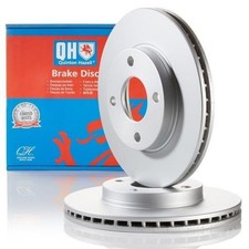 2x QUINTON HAZELL Disque de frein Avant pour FORD Fusion Break (JU2, JU) 258mm