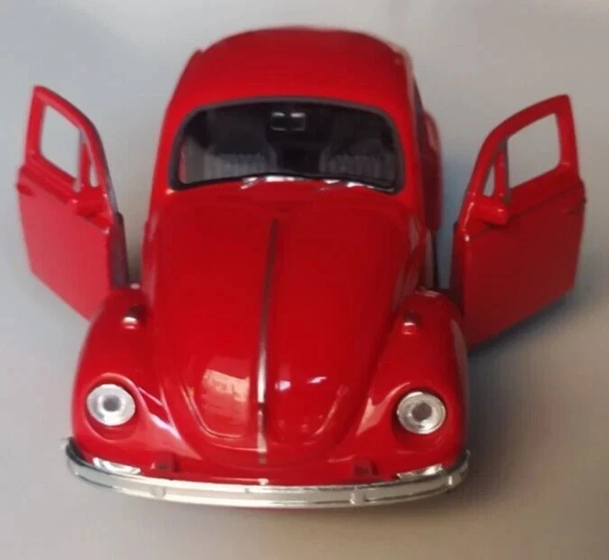 VOLKSWAGEN BEETLE MAGGIOLINO - MODELLINO SCALA 1/43 DIECAST- WELLY- NUOVO - Immagine 4 di 4