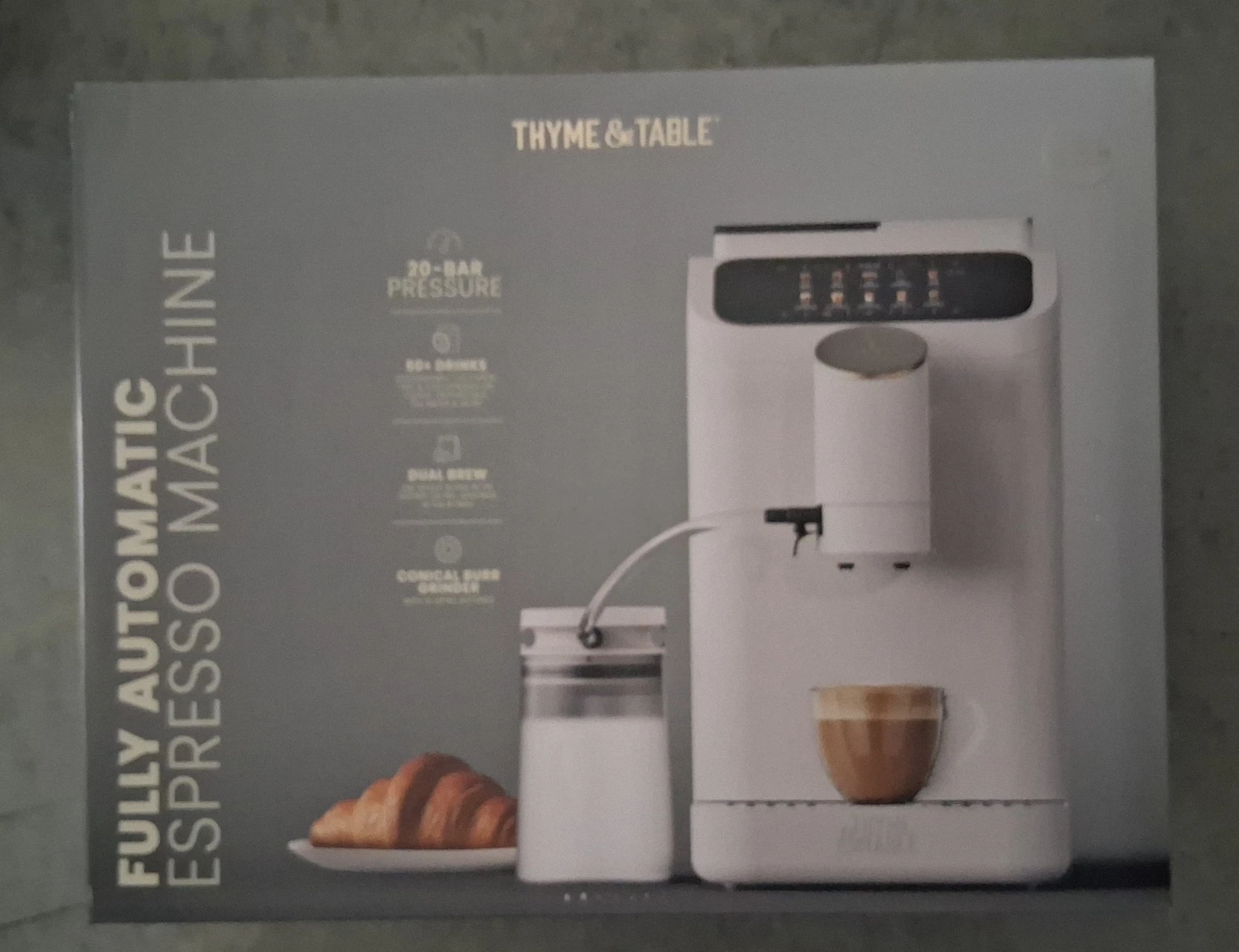 THYME & TABLE FULLY AUTOMATIC ESPRESSO MACHINE NEW IN BOX FREE SHIP SEALED BOX
Opens in a new window