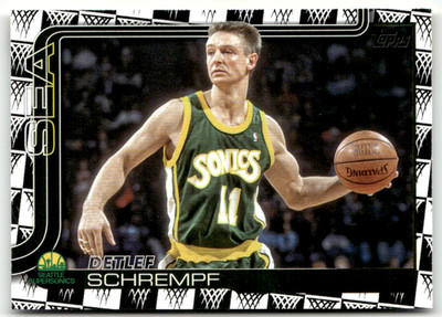 Topps NBA Flagship 2025 No. 270 Detlef Schrempf Tip-Off Holo