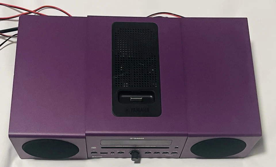 Yamaha MCR-B142 Micro Component Stereo System CD FM USB iPod Bluetooth Purple - Image 2 of 4