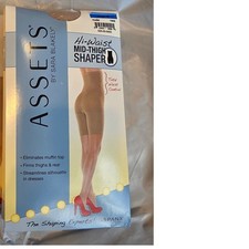 Spanx Assets Hi-Waist Mid-Thigh Shaper Nude Size 4 XL to 1X BRAND NEW