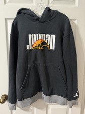 Nike Men’s Air Jordan Essential Jumpman Black Hoodie Sweatshirt | Graphic | XL