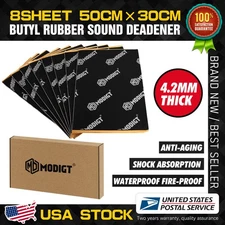 168mil Car Sound Deadener Mat Proofing Butyl Insulation Material Kill Noise