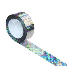 X4 Bird Scare Ribbon Double Sided Holographic Reflective Tape to Keep Away