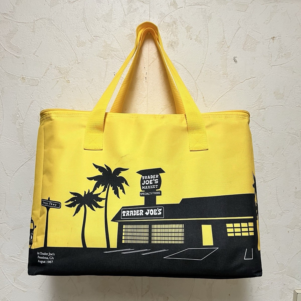Trader Joe's Large Reusable Insulated Bag - Yellow | eBay
