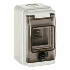 Wiska Indubox Insulated IP65 3 Module Weatherproof Consumer Unit Enclosure 1303W