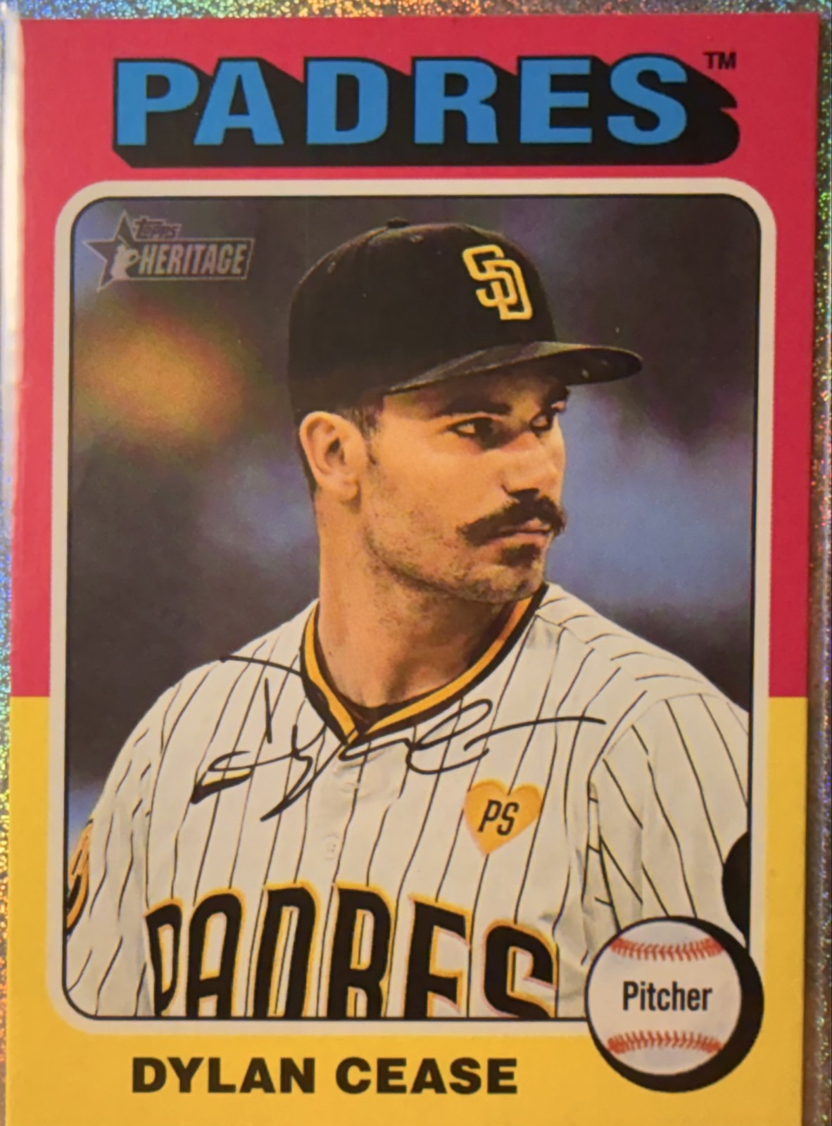 2024 Topps Heritage High Number - Color Swap Variation Dylan Cease #547