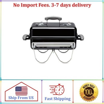 Weber Go anywhere Split Grate Charcoal Grill 19-in W Black Charcoal Grill