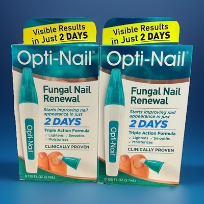 2 Pack Opti-Nail Fungal Nail Renewal Nail Repair Pen   0.125oz   Exp 2/27
