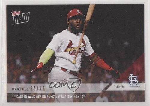 2018 Topps Now 533 Marcell Ozuna