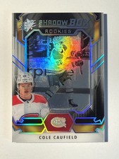 2021-22 UD SPx Shadow Box Rookies COLE CAUFIELD Montreal Canadiens Card# SB-1