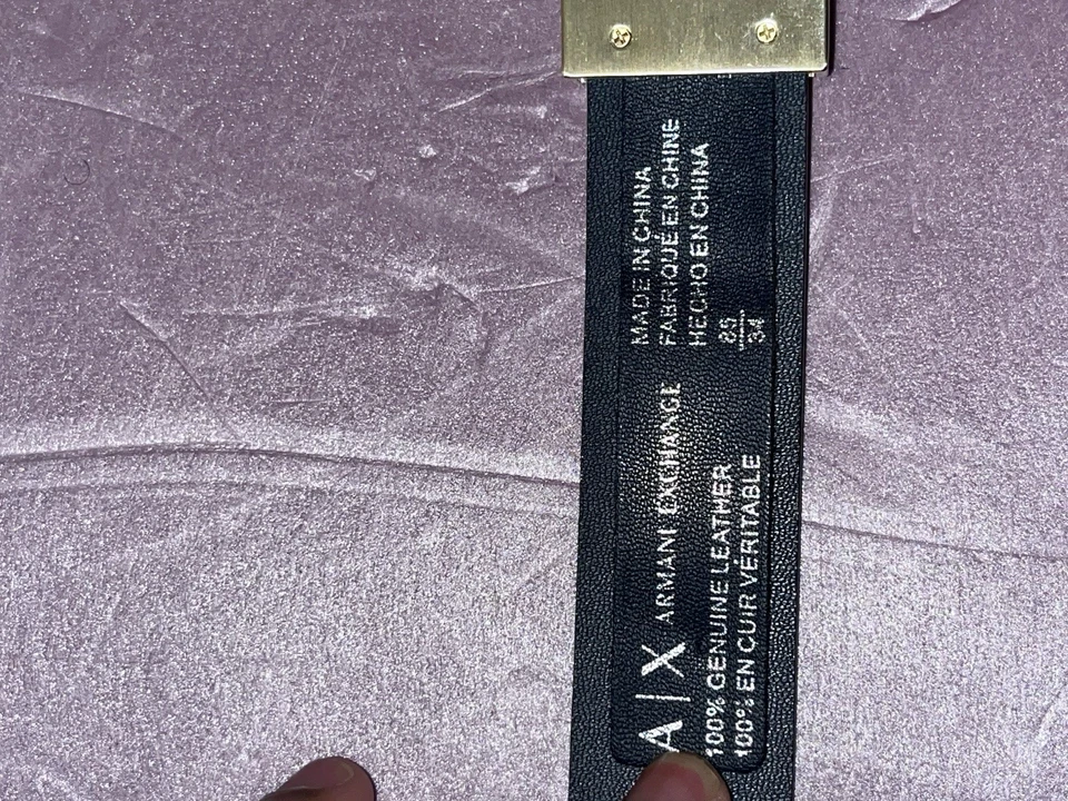 LEER PRIMERO Cinturón Armani Hombre Usado Talla 30 (Se Necesita Ligera Reparación) Foto 4 de 4