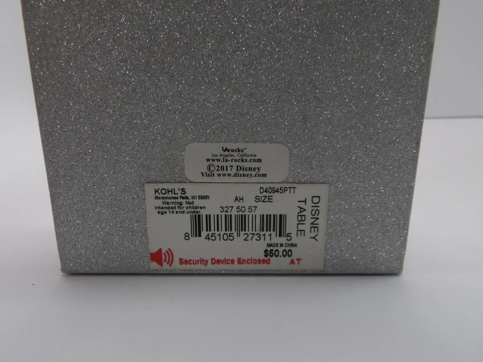 Disney Collar Cenicienta Cristal Blanco Carro Zapatilla Sueño Tono Dorado/Plateado Foto 4 de 4