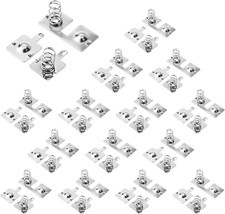 15Pairs Battery Springs, AA Battery Contacts Plate, Nickel-Plated Negative to Po