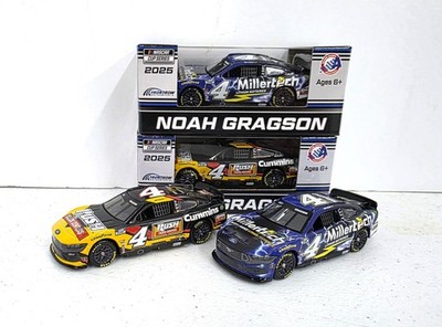 2025 Noah Gragson MillerTech & Rush Truck Centers  1:64 Scale 2 Car Set- Instock