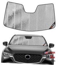 Windshield Shade for Mazda CX-5 2017-2025, Custom Front 2017-2025 CX-5 Silver